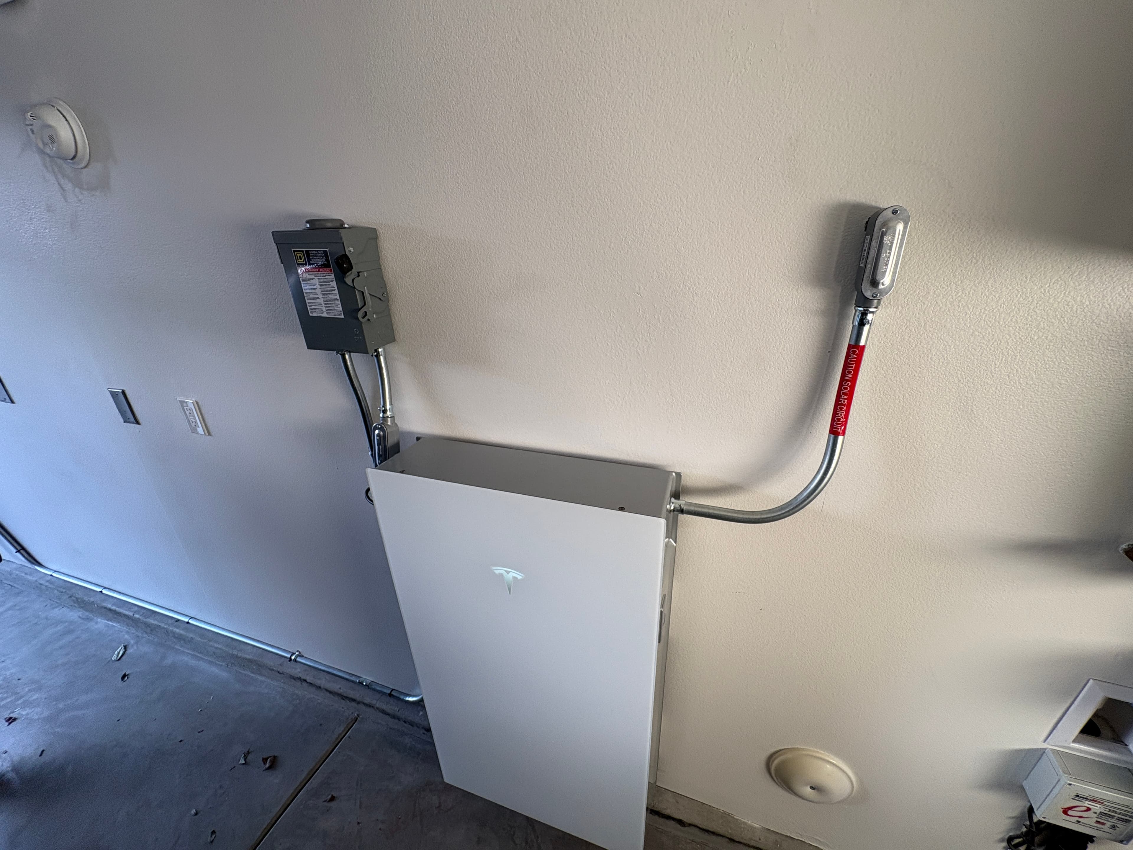 Home battery backup system installed by RCH