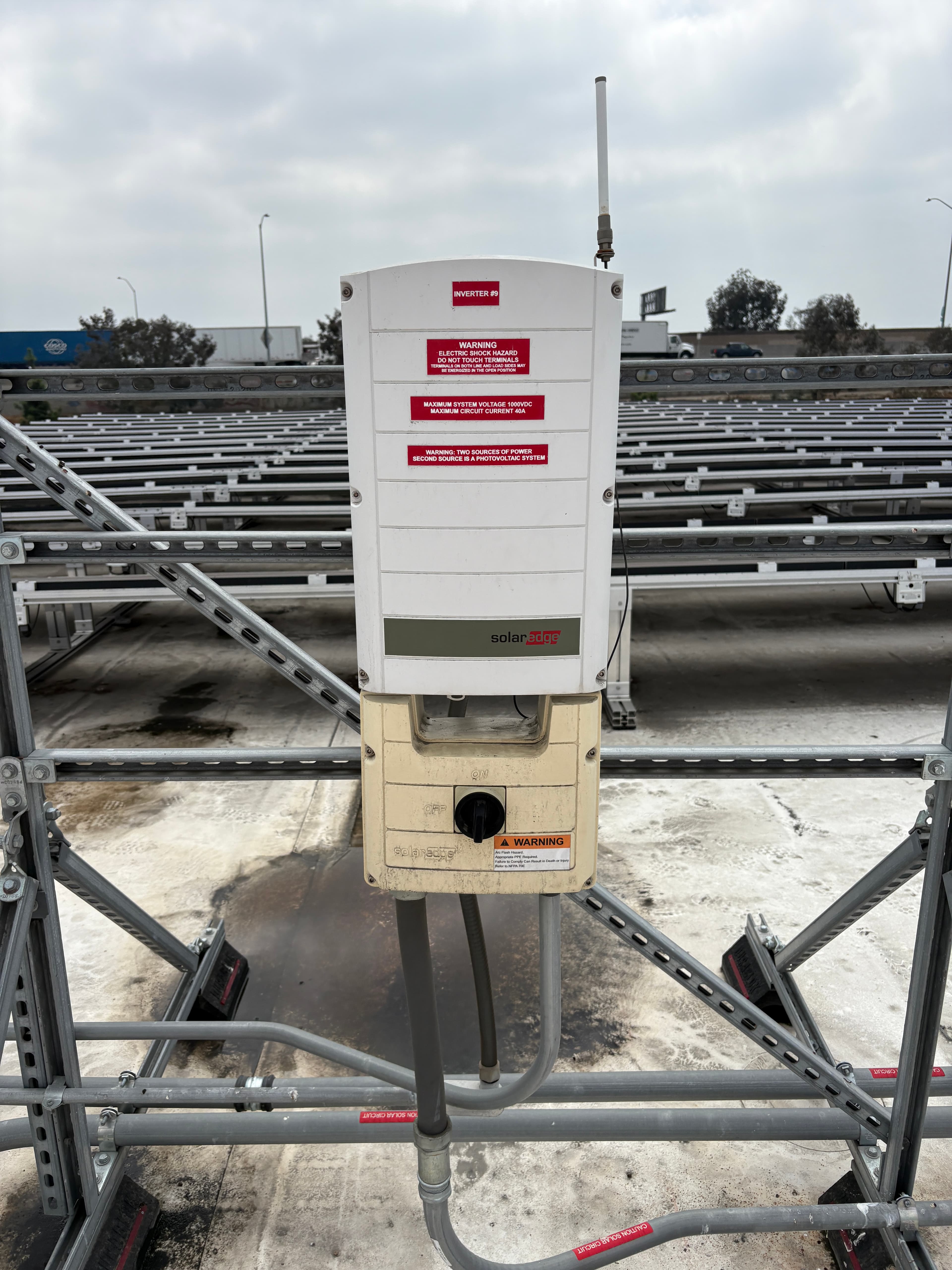 Commercial solar installation San Diego