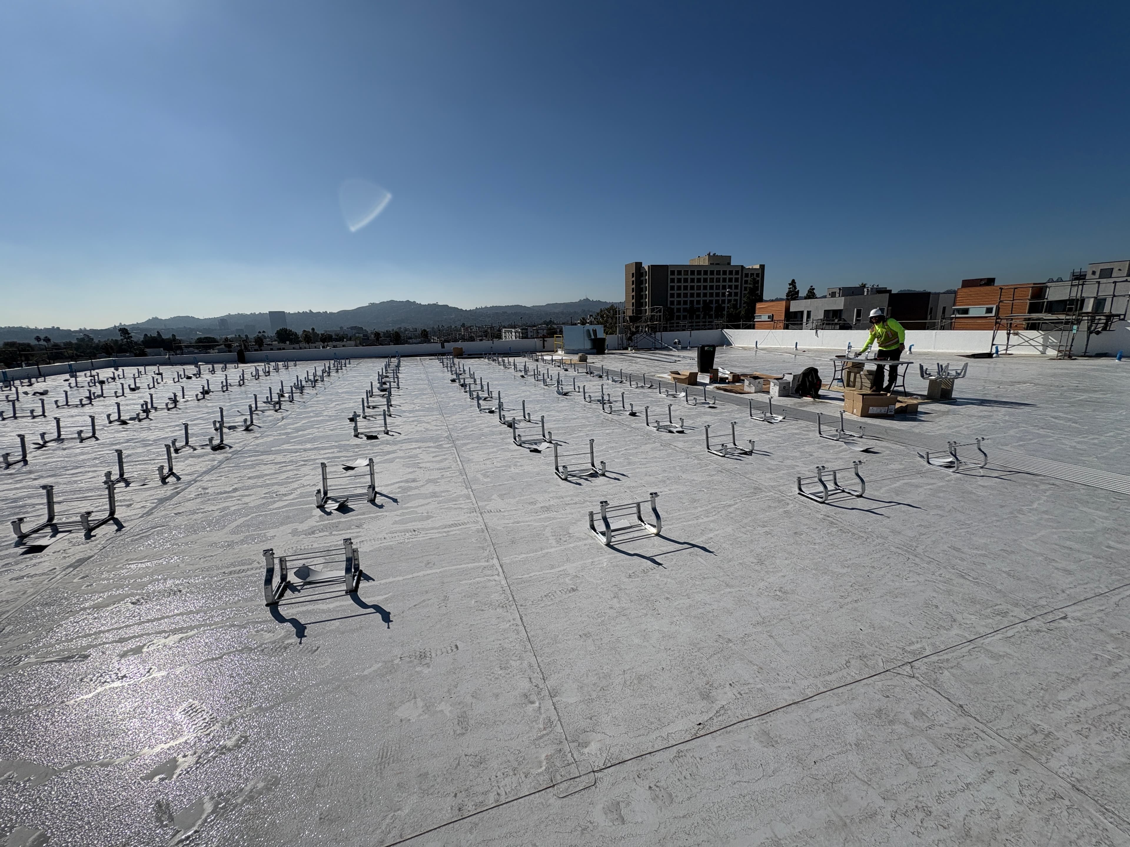 Commercial rooftop panels