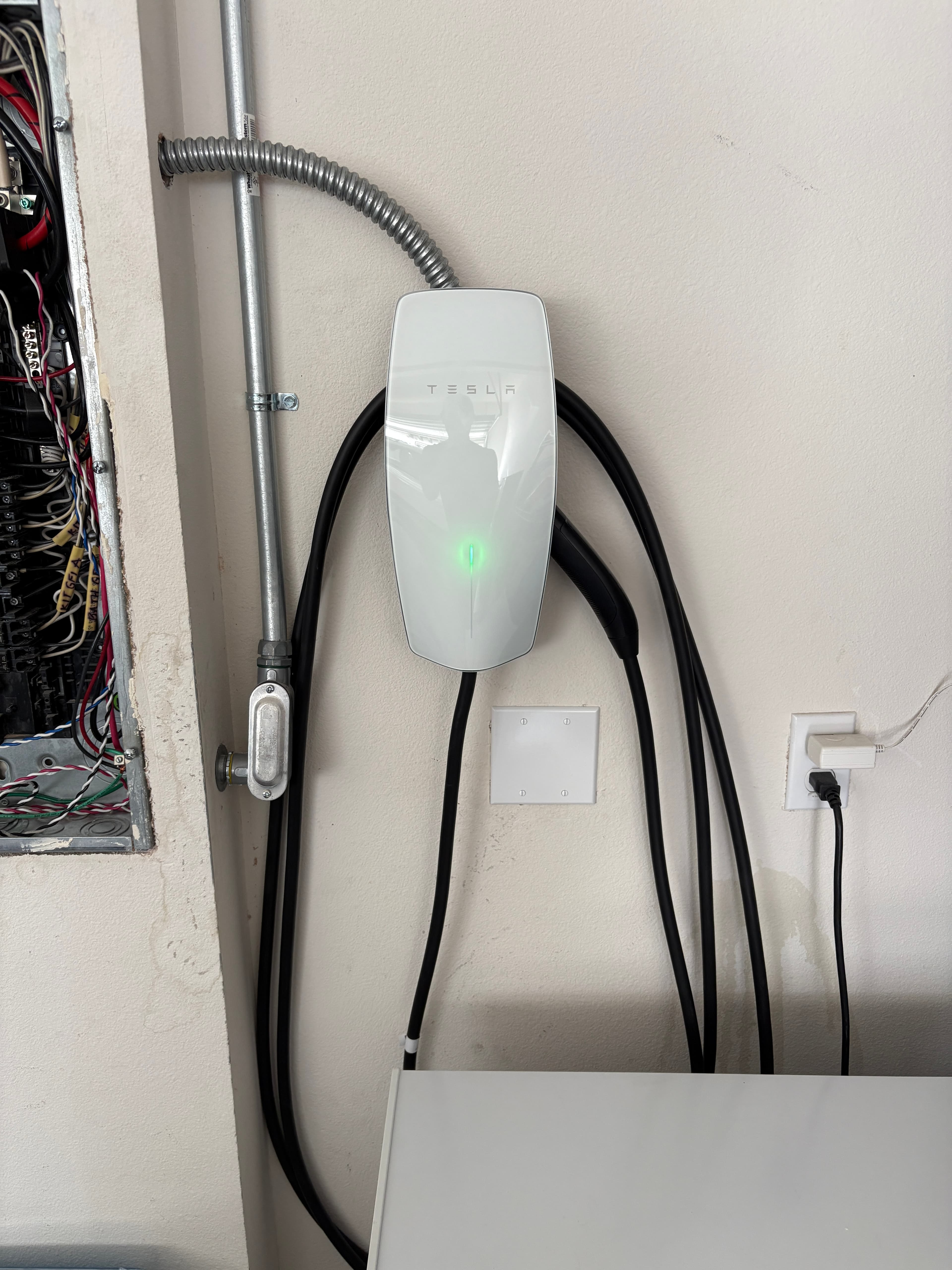 EV charger wiring detail