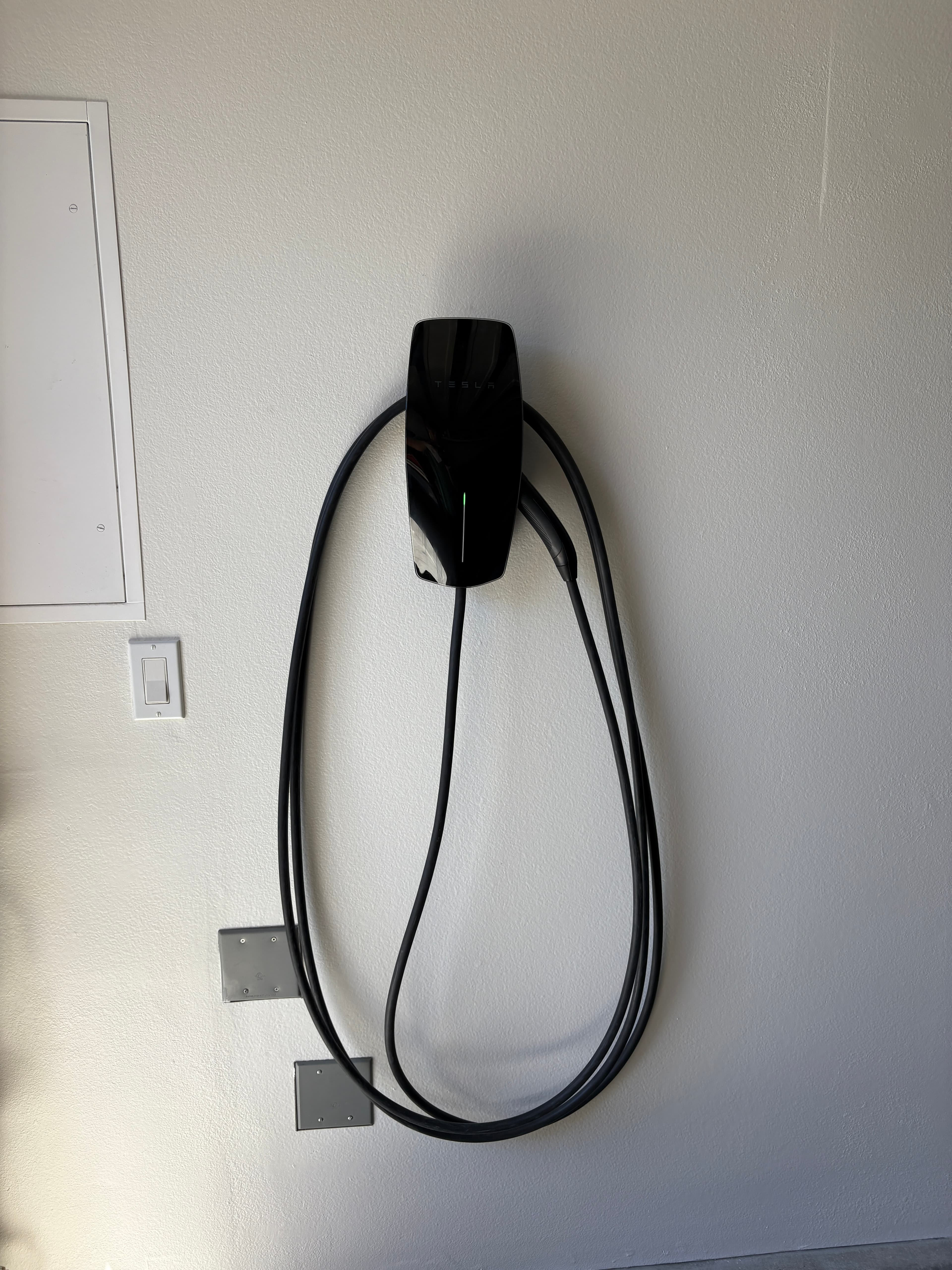 Tesla Wall Connector install
