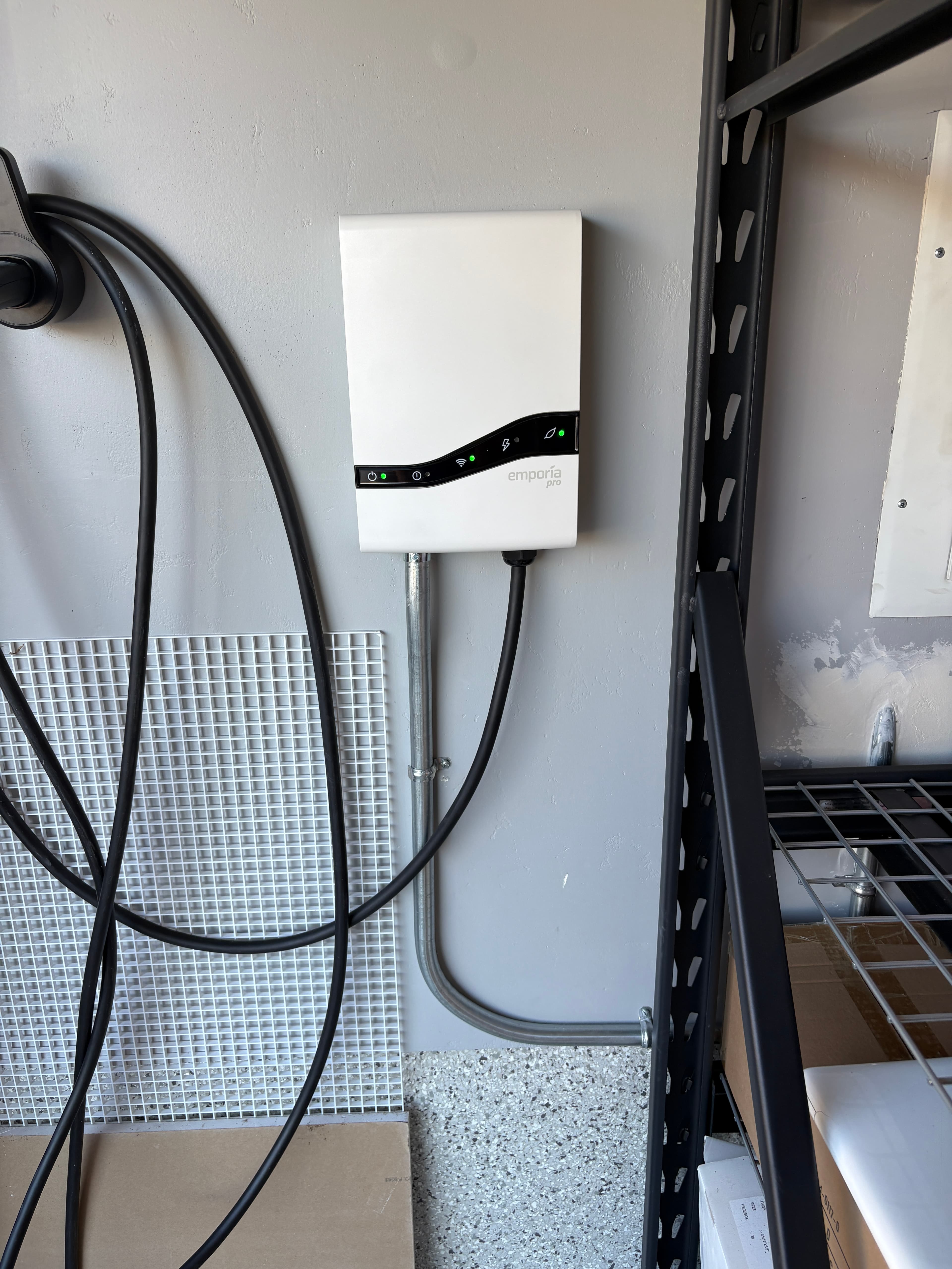 EV charger install finished