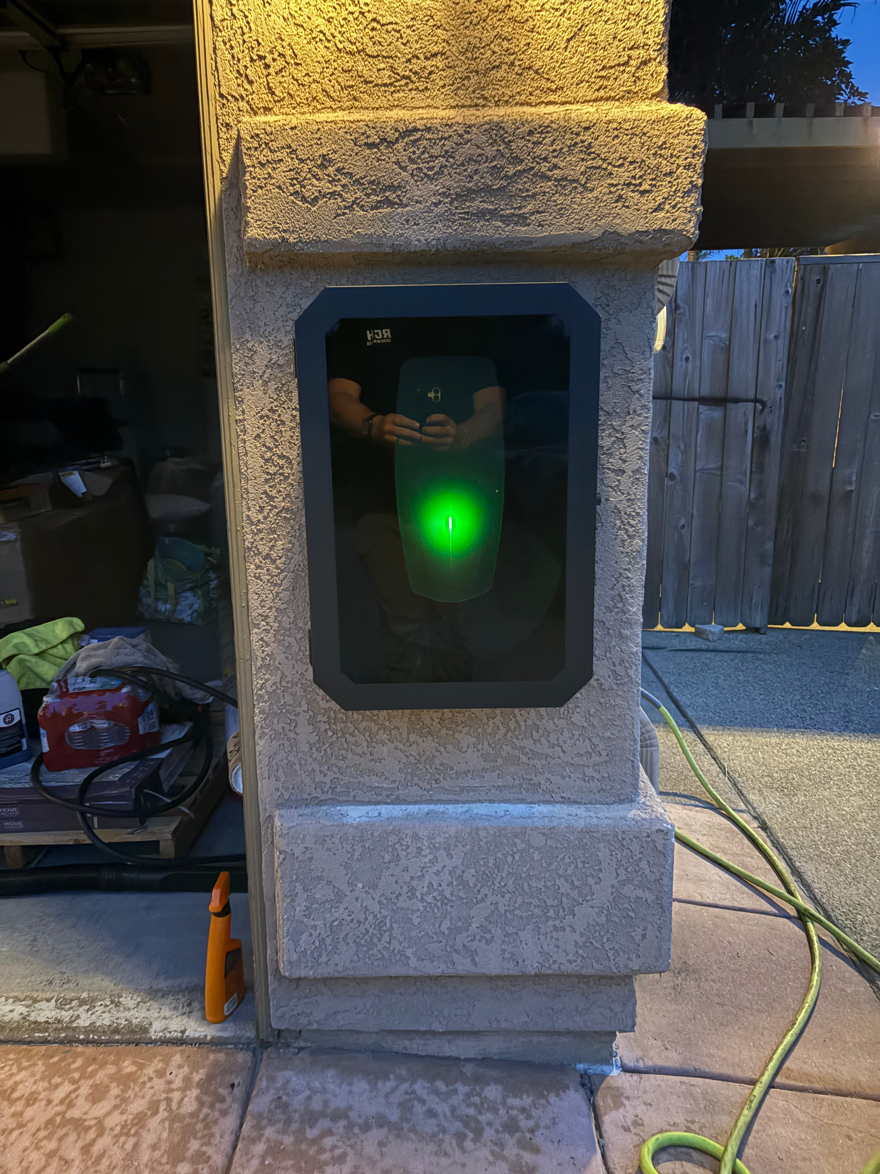 EV charger panel work