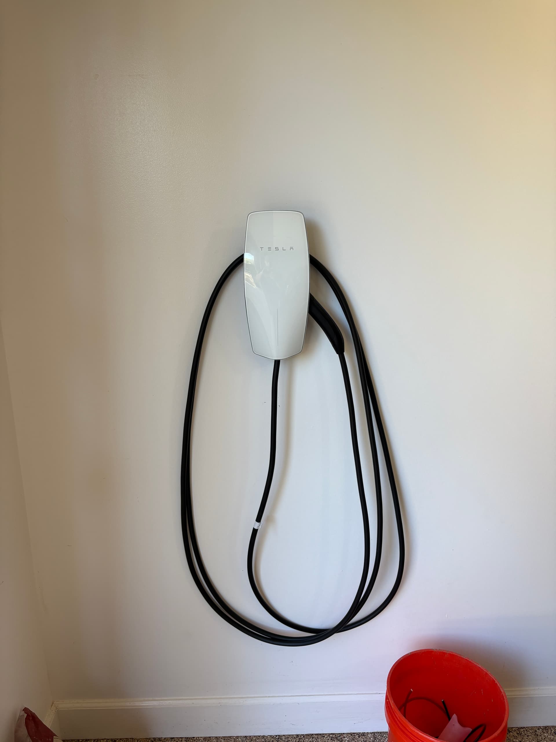 Tesla Wall Connector installed by RCH Renewables in North County San Diego