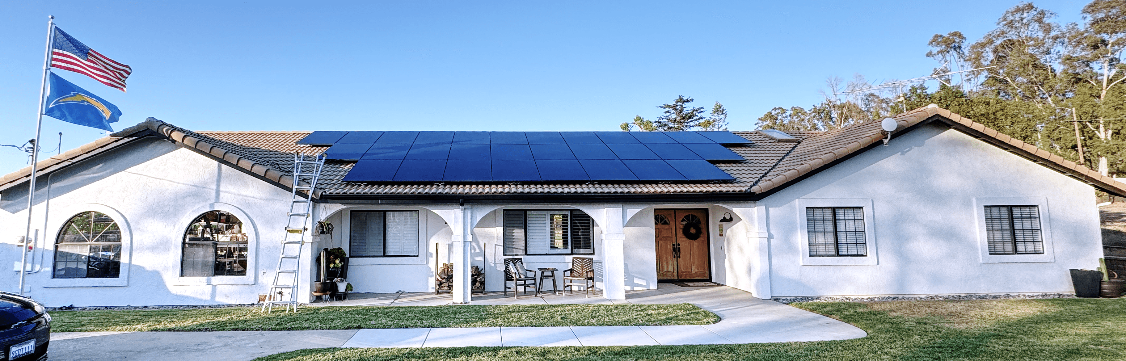 Landon and Ian on a job site in North County San Diego