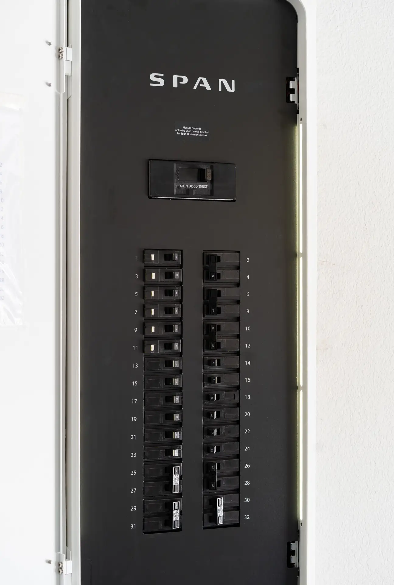 SPAN panel full stack installation with battery and solar in San Diego