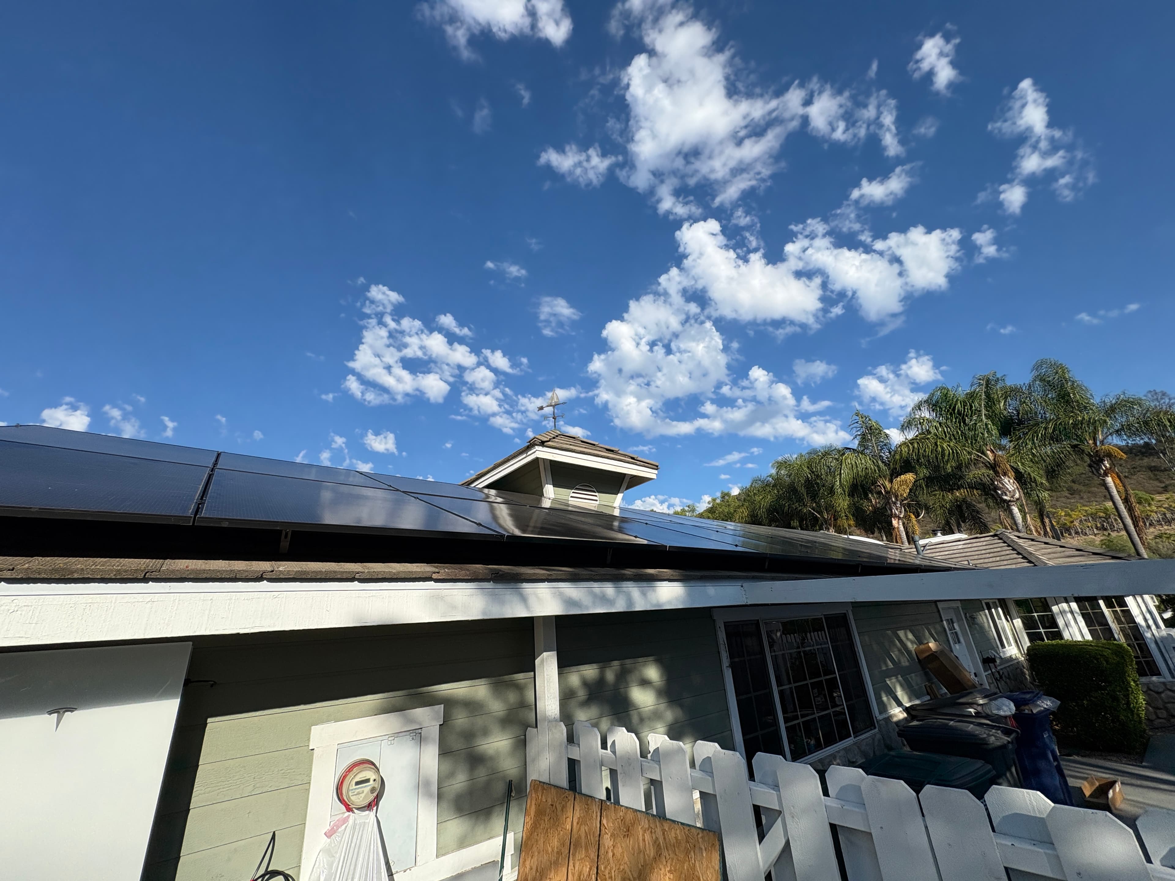 Residential rooftop solar panels