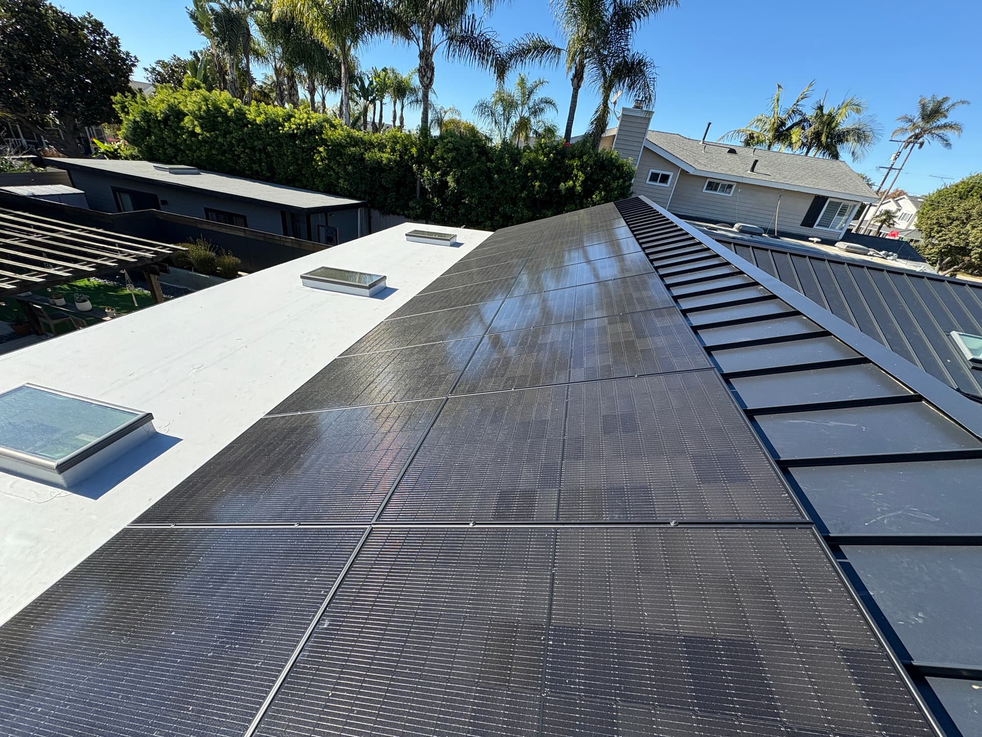 RCH team completing solar install