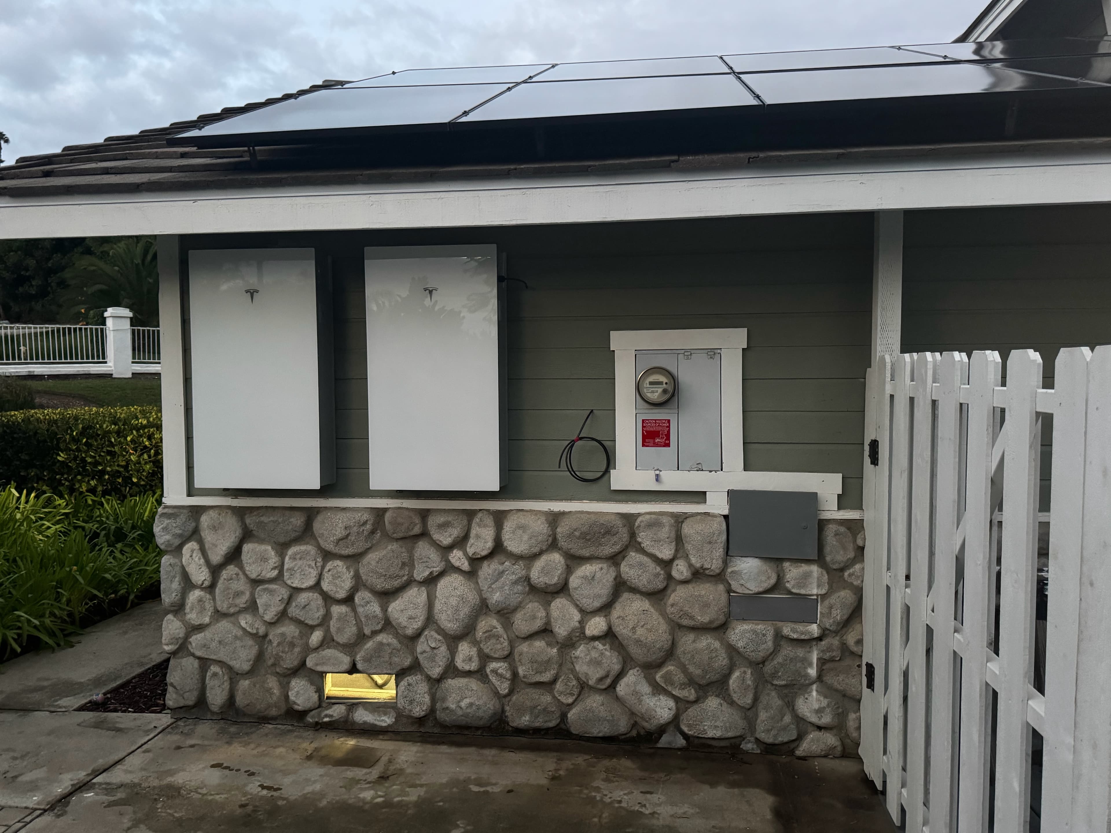 Residential solar array, North County SD