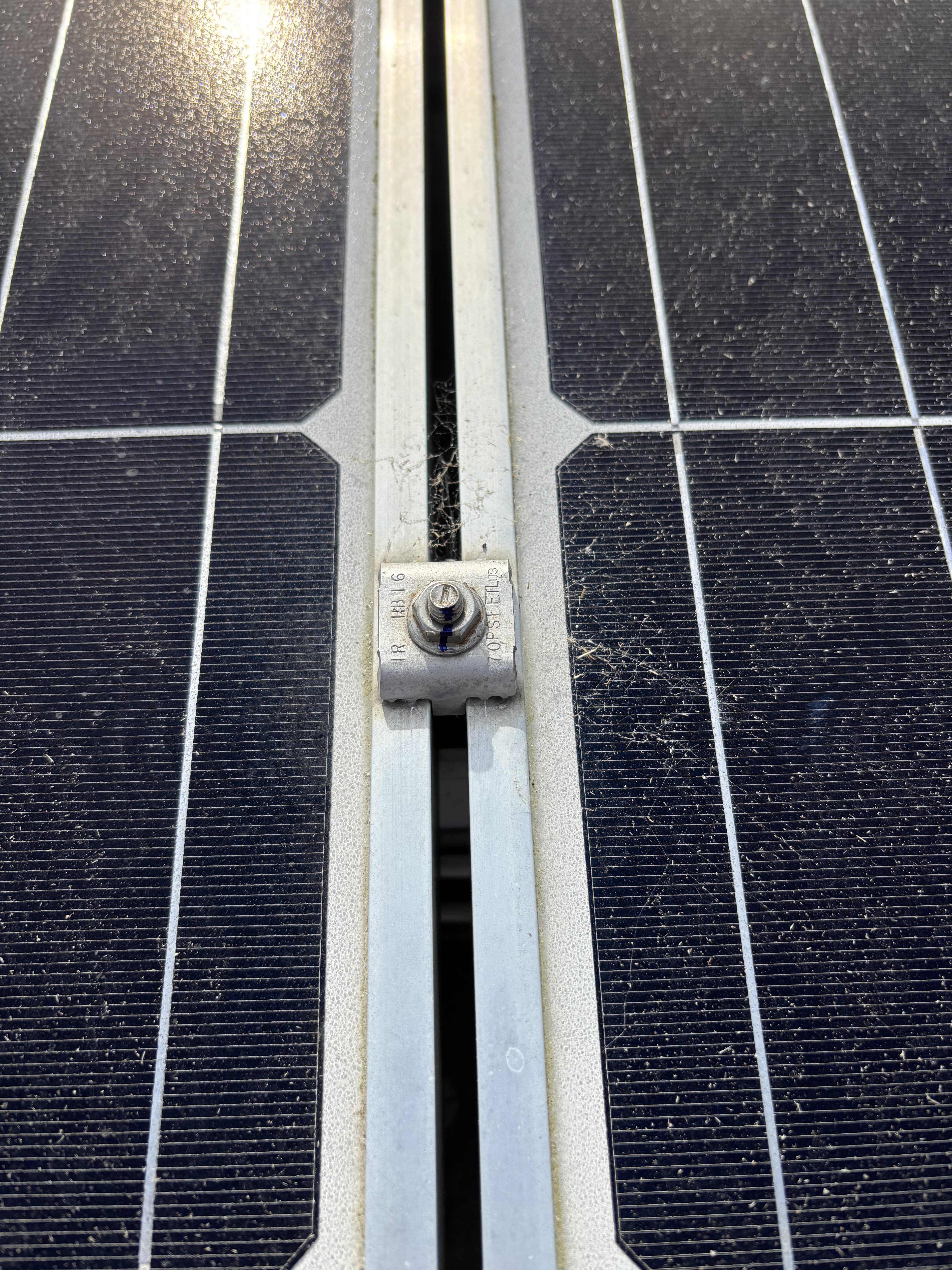 Torque-marked mid-clamp connection after RCH repair