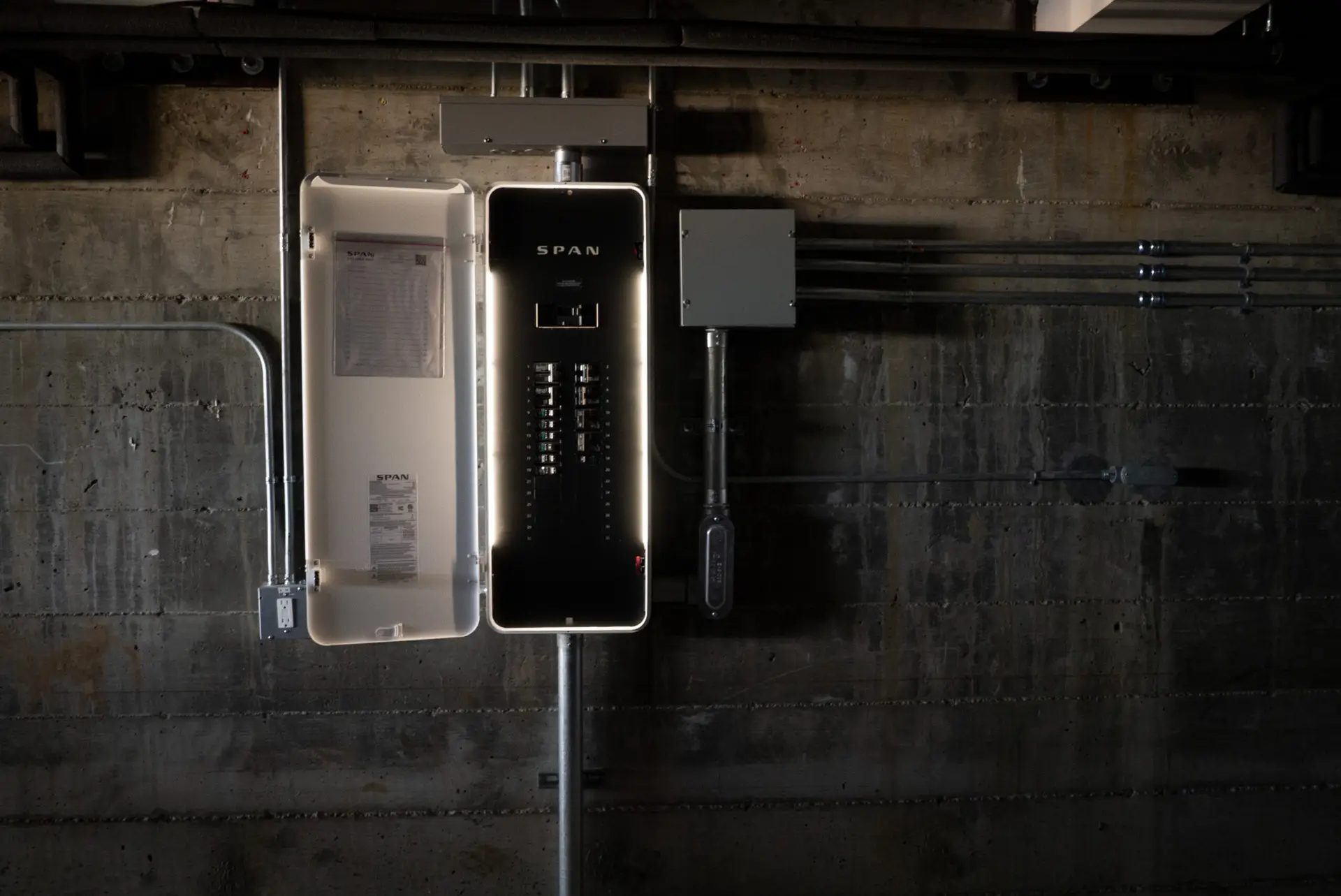 Ian Crilly commissioning a SPAN Panel installation